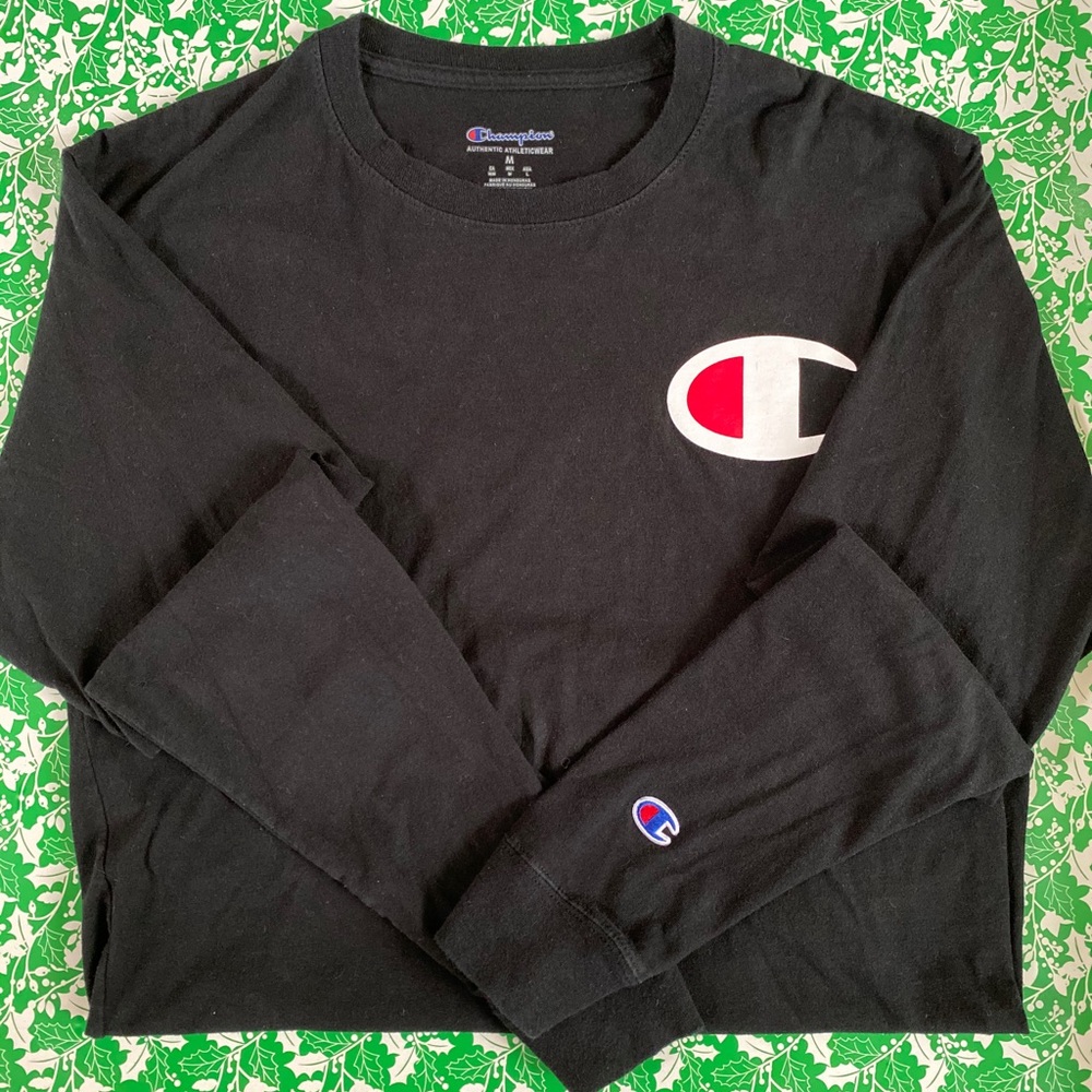 Black Champion Long Sleeve